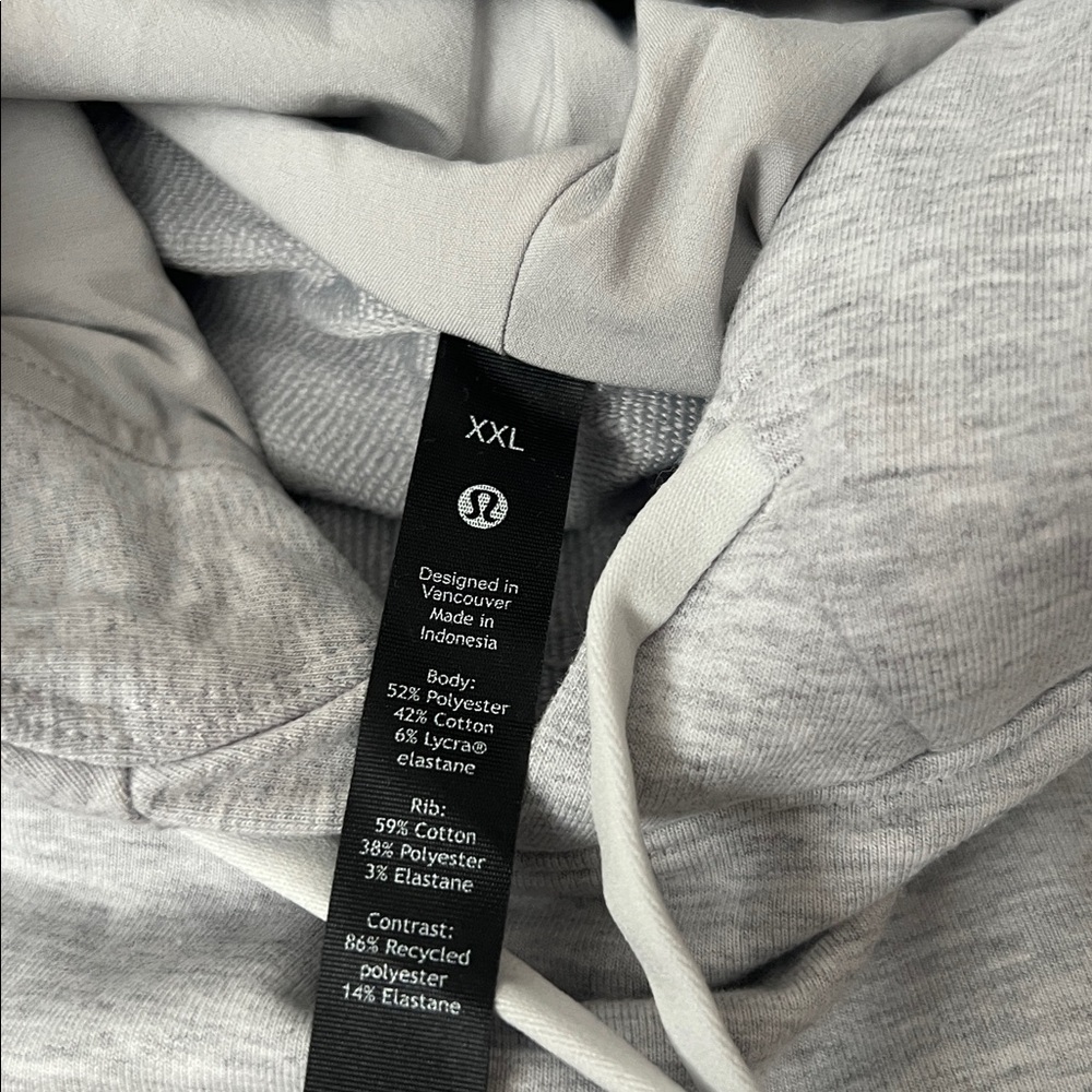Lululemon Men’s City Sweat Hoodie. Size XXL. Like new. - Picture 2 of 3